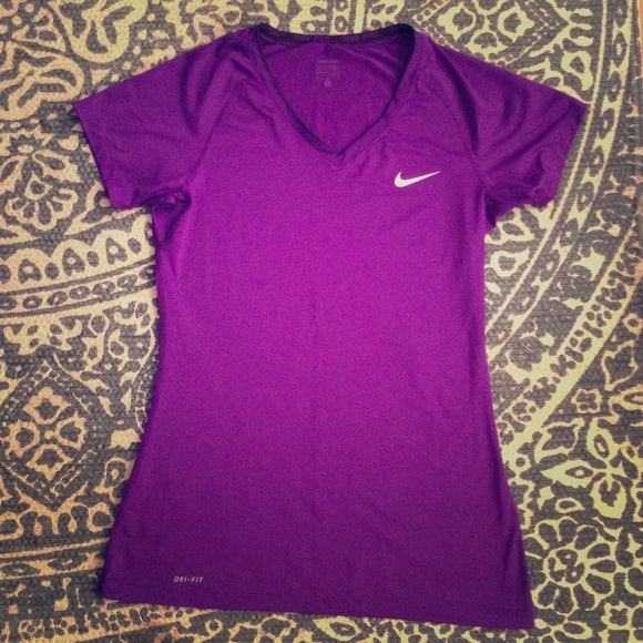 Nike Pro  Dri-fit V neck workout top - Picture 1 of 4