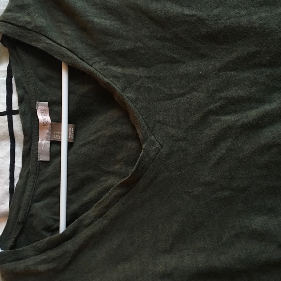Army Green v-neck