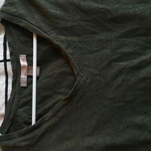 Army Green v-neck