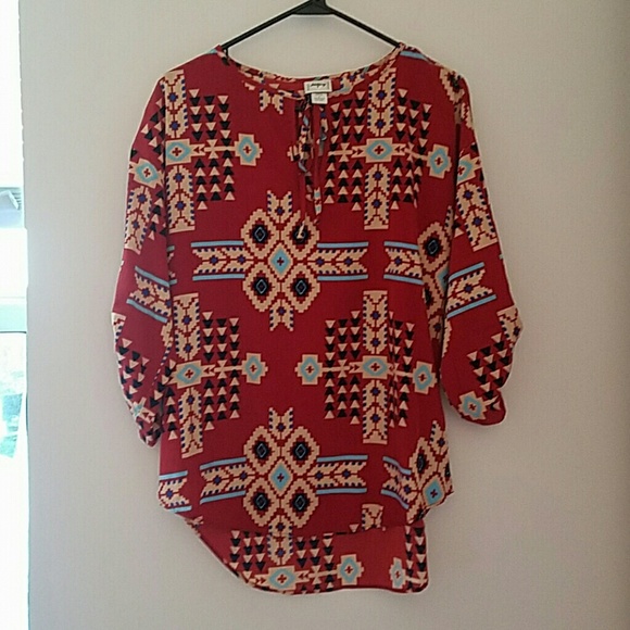Daytrip printed blouse