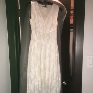 BCBG High Low Formal Sequin Gown