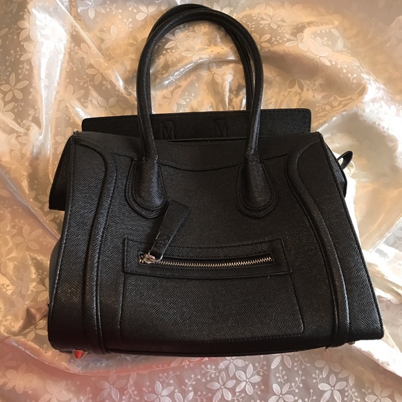 Black of brand handbag