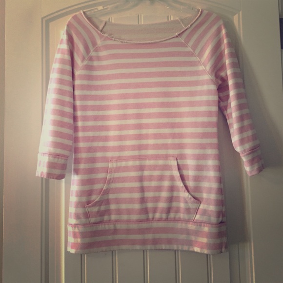 Cozy, swoop neck sweatshirt. - Picture 1 of 4