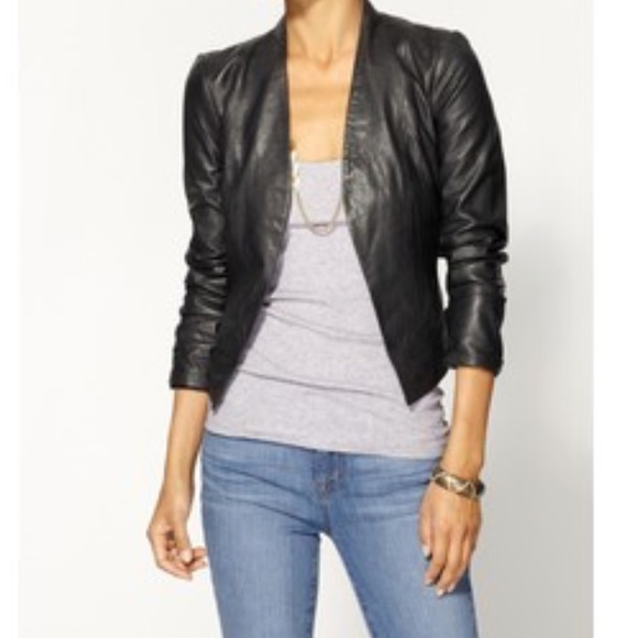 Joie Venette Regal open leather jacket