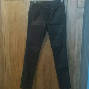 NWT Ann Taylor blue coated skinny jeans