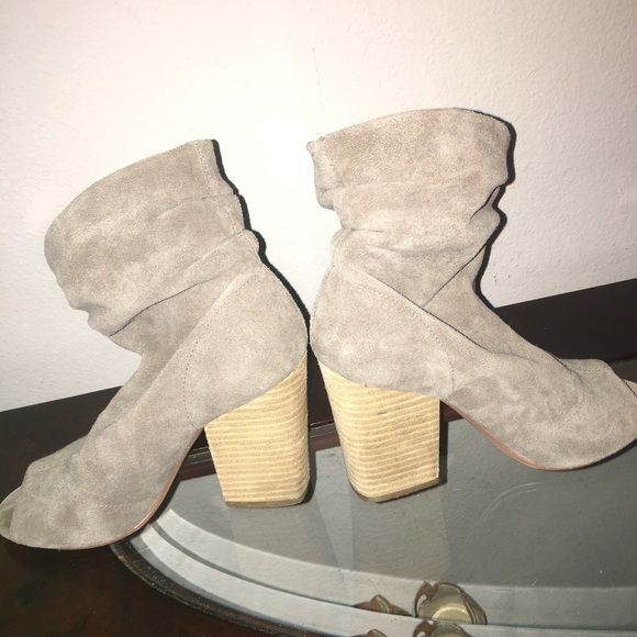 Chinese Laundry Slouch Peep Toe Booties