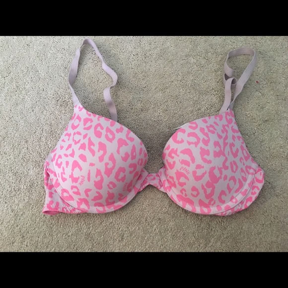 Pink bra!