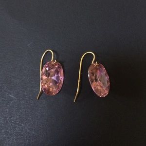 Gold tone crystal  earrings