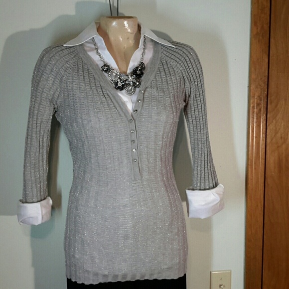 Sparkly lightweight Express sweater