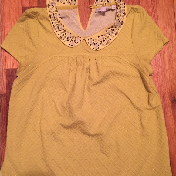 Textured Short sleeve top