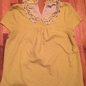 Textured Short sleeve top