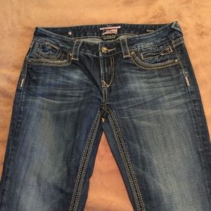 Express skinny jeans, low rise size 8R