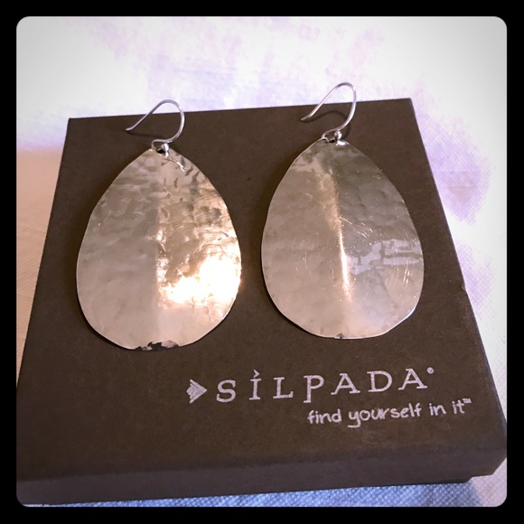 Sterling Silver Droplet Earrings