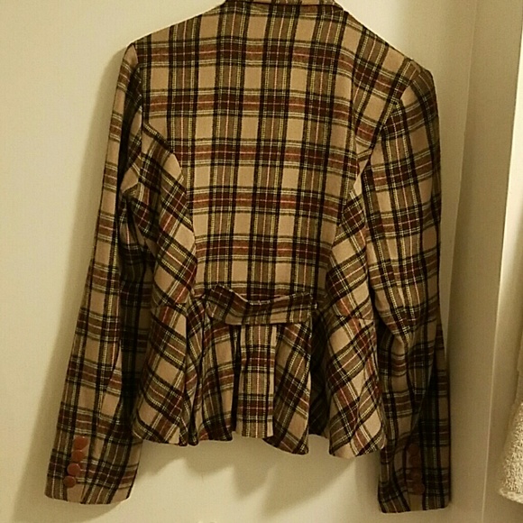 Vintage Plaid Blazer - Picture 2 of 5