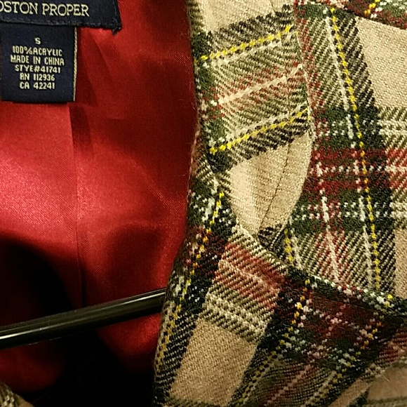 Vintage Plaid Blazer - Picture 3 of 5