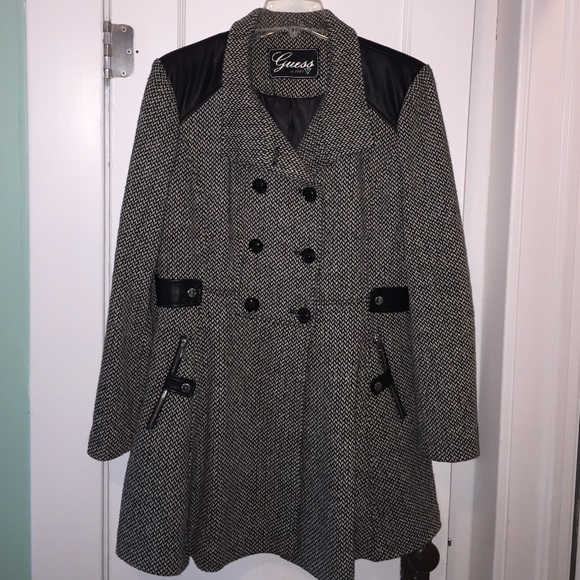 Guess Pea Coat NWOT