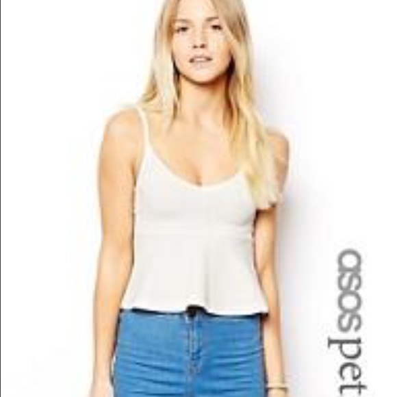 Asos petite textured peplum cami - Picture 3 of 3