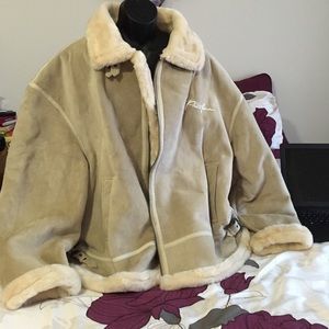 Mens Leather/Sheepskin Jacket