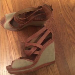 Frye wedge sandals