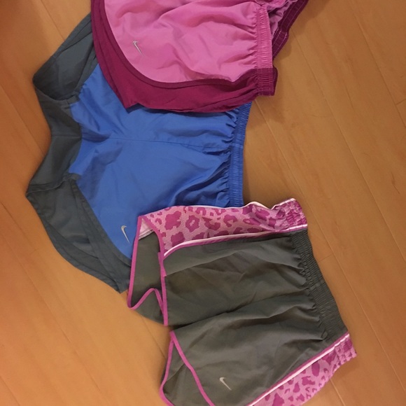 3 pairs of size small dri-fit shorts