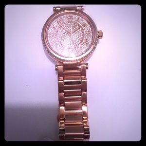 Michael kors rose gold watch