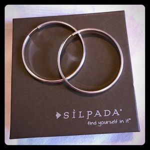 Silpada Sterling Silver Hoops