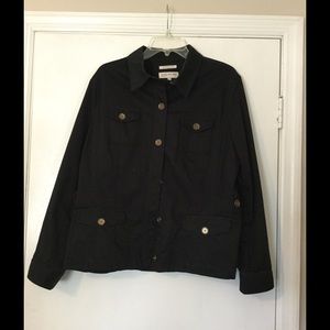 Jones New York Sport Black Jacket - Size XL
