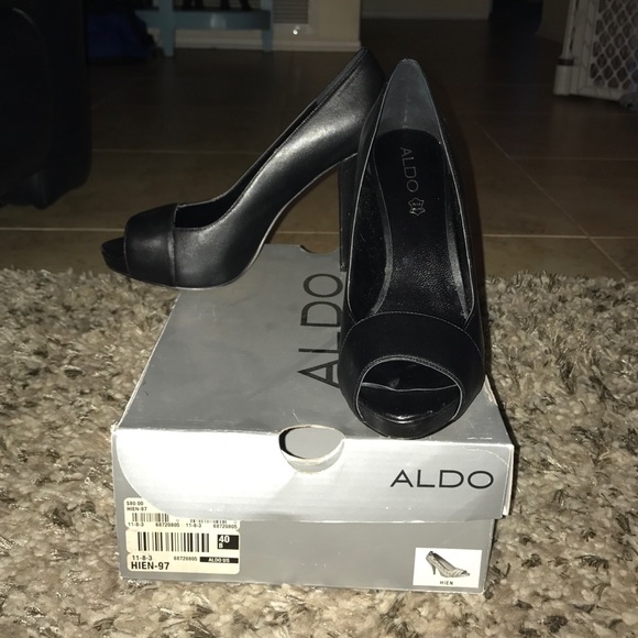 Aldo Black Platform Pumps