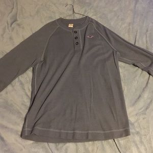 Gray hollister henley shirt!