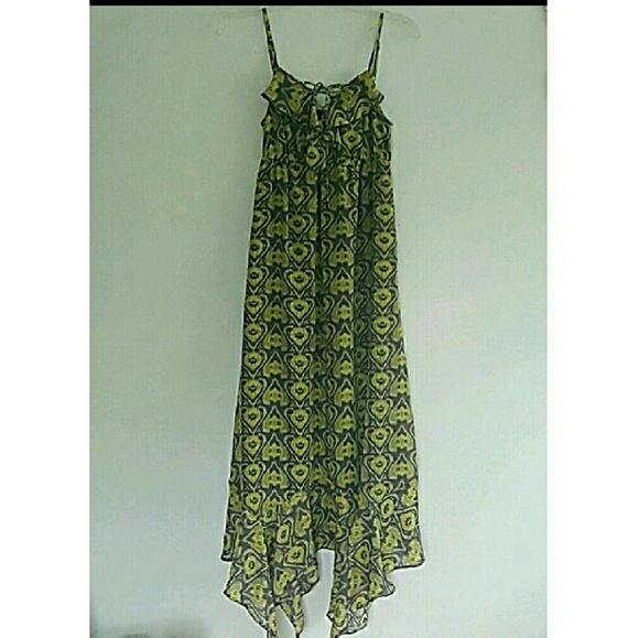 Maxi dress Ikat Print - Picture 1 of 4