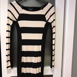 Armani Exchange Knit Long Sleeve Dress