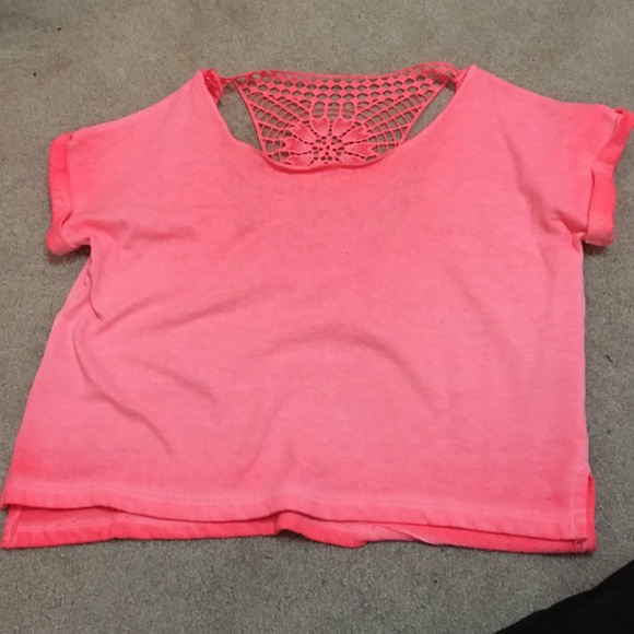 pink sweater T-shirt