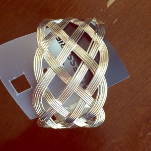 Silver cuff bracelet NWT