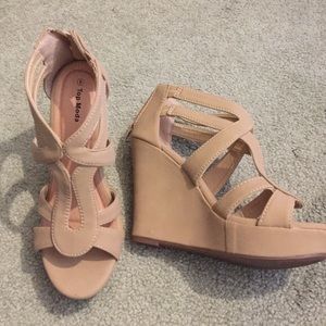 Top moda nude sand wedges