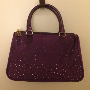 Purple VS bag with gold