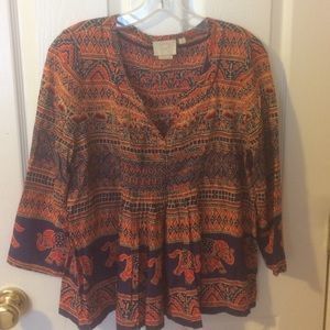 Exquisite bohemian blouse