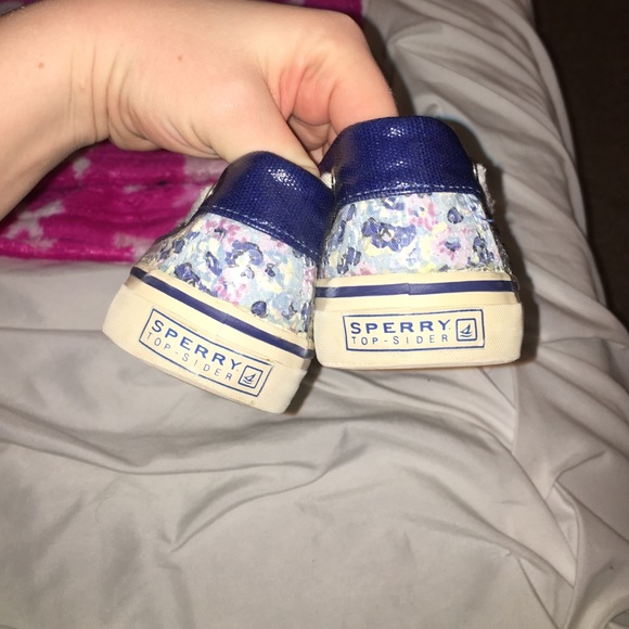blue floral print sperrys - Picture 4 of 4