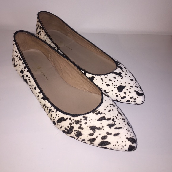cow print flats