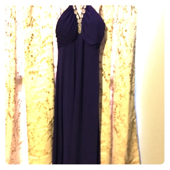 Purple formal dress