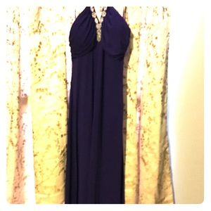 Purple formal dress