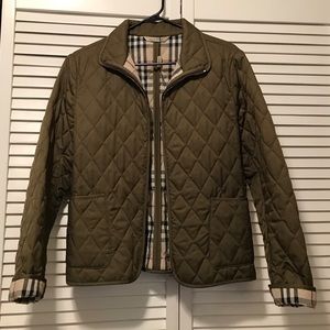 Burberry Quilted Zip Jacket