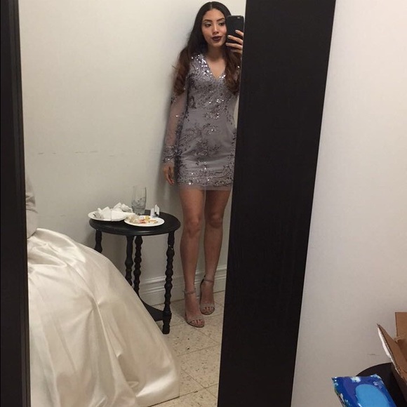 Grey misguided dress