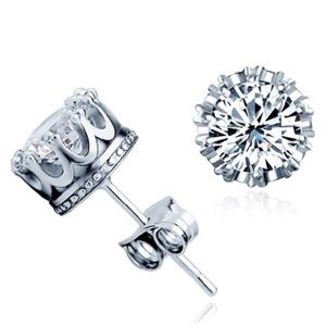Crown Stud Earrings