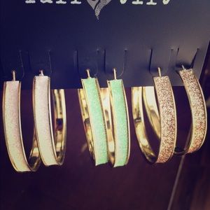 Hoop earrings - Set of 3