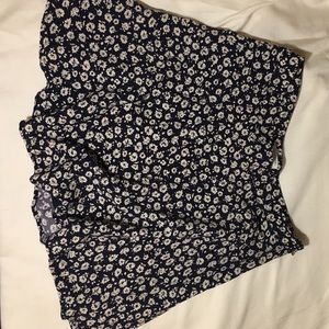 FOREVER 21 floral flowing skirt