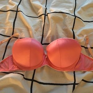 Pink push-up bra