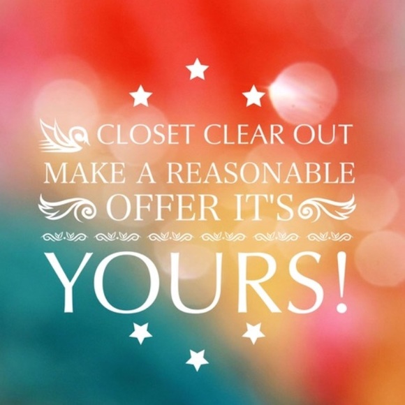 Excepting all reasonable offers!