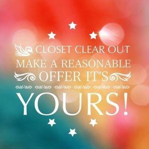 Excepting all reasonable offers!