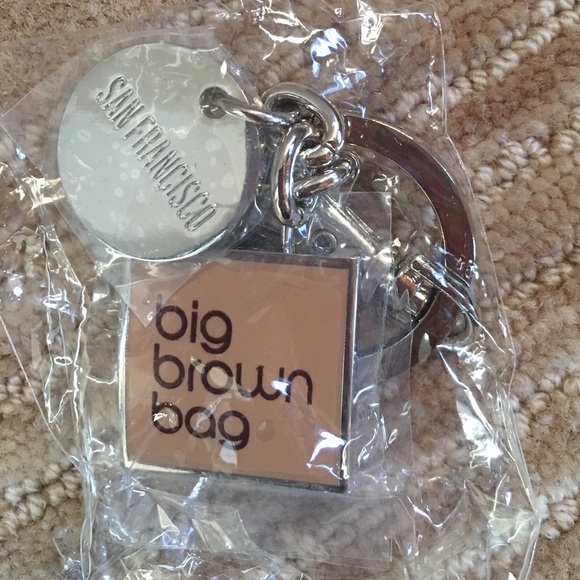 big brown bag key chain