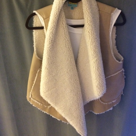 Faux Sherpa vest